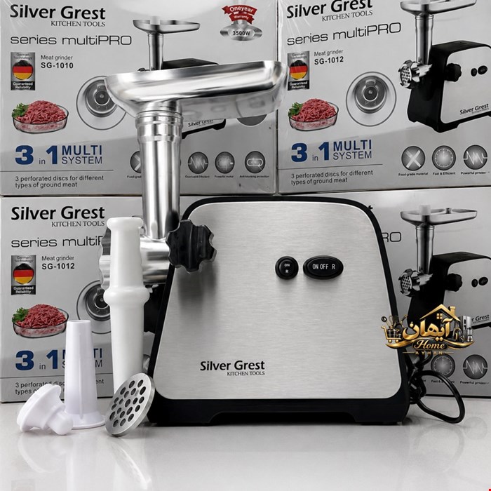 چرخ گوشت سیلور کرست مدل SG-1010بدنه استیل اورجینال